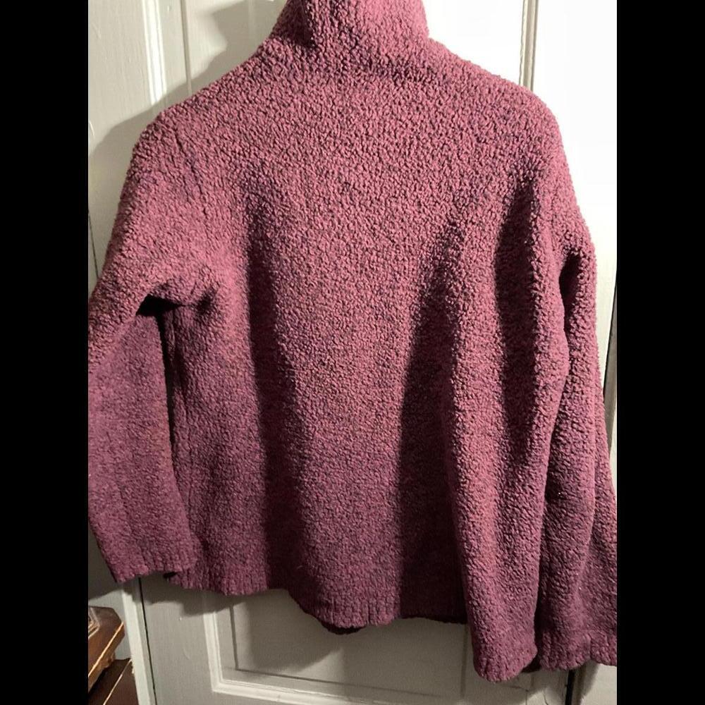 Naturals Cozy Zip-Up Fleece Pullover - Perfect for Cold Weather MEDIUM - Picture 6 of 7